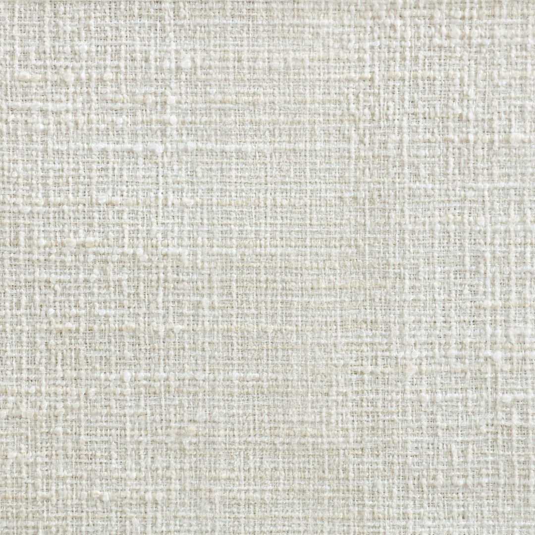 Conrad Linen Textured Fabric Upholstered Dining Chair — Cream / Brown
