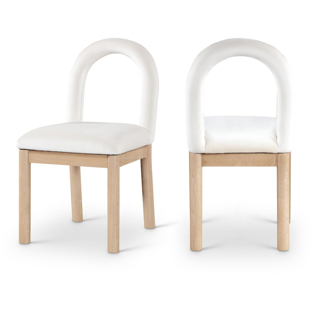 Conrad Cream Velvet Upholstered Dining Chair