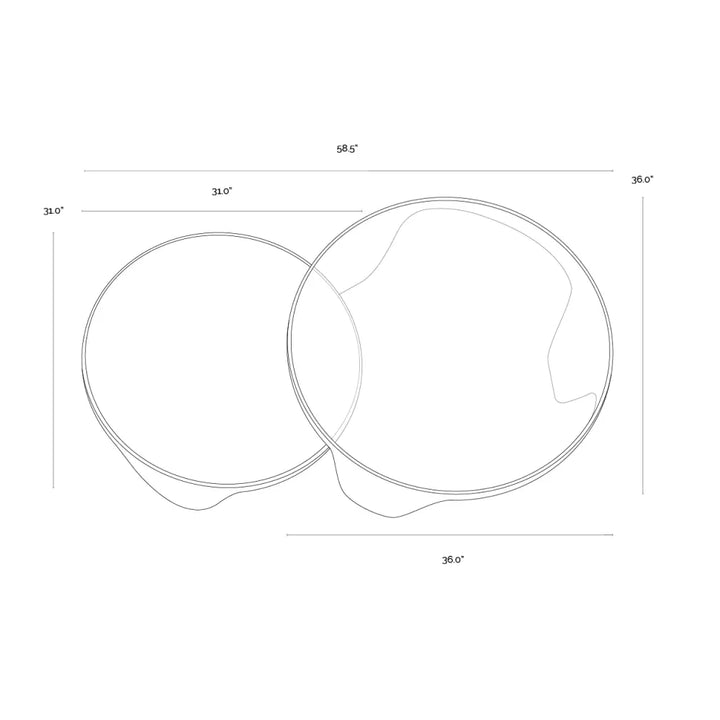Mysaria Nesting Coffee Tables (set Of 2)