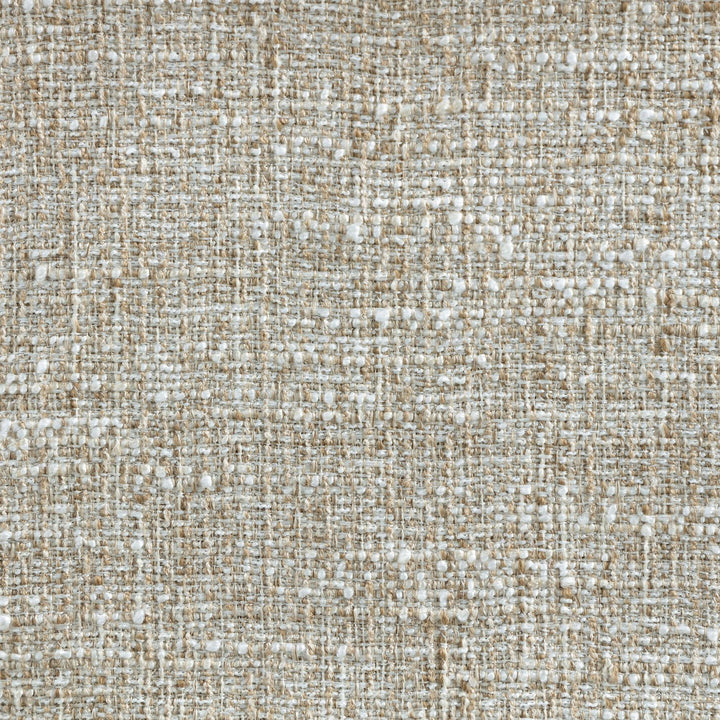 Conrad Linen Textured Fabric Upholstered Counter Stool — Beige / Black