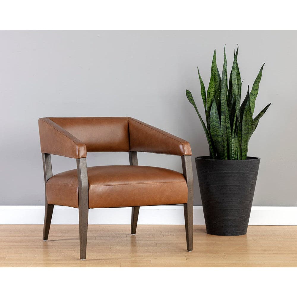 Carlyle Lounge Chair-Sunpan-SUNPAN-106094-Lounge ChairsSaloon Light Grey-3-France and Son