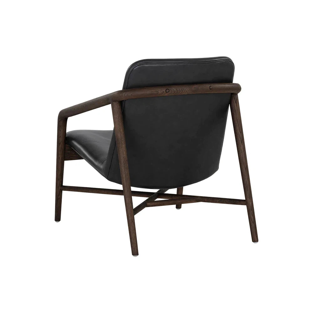 Cinelli Lounge Chair-Sunpan-SUNPAN-107289-Lounge ChairsSaloon Light Grey-Dark Brown-18-France and Son