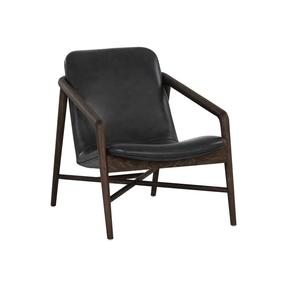 Cinelli Lounge Chair-Sunpan-SUNPAN-110538-Lounge ChairsDark Brown-Dark Brown-15-France and Son