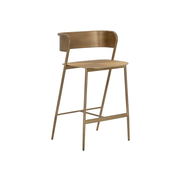 Keanu Stool-Sunpan-SUNPAN-110612-Stools & OttomansGold-Counter Stool-10-France and Son