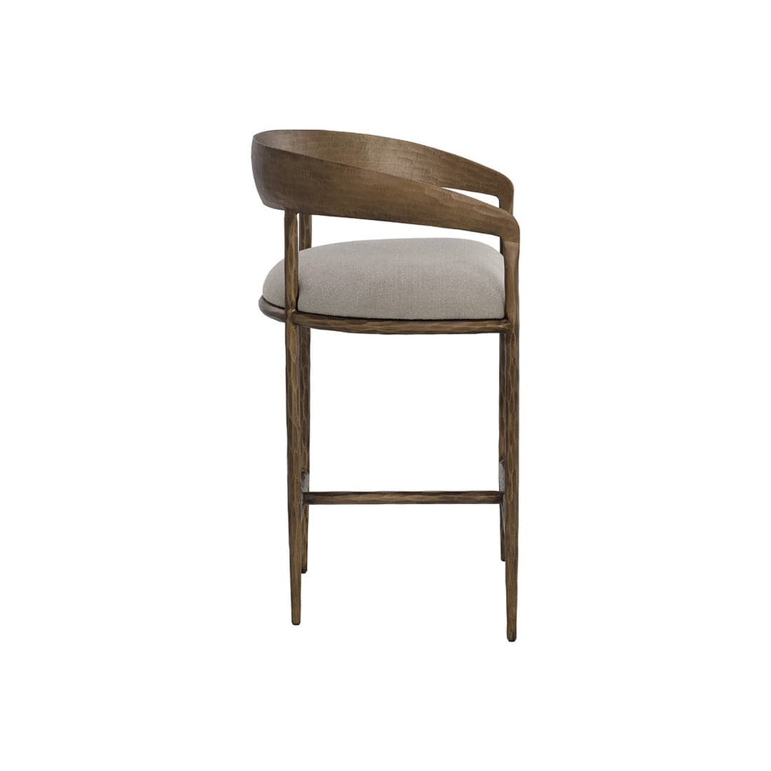 Zanatta Bar + Counter Stool-Sunpan-SUNPAN-111001-Stools & OttomansBar Stool-Charcoal Black Leather-10-France and Son