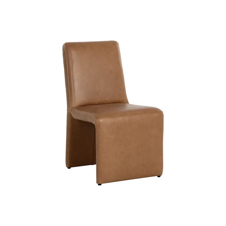 Cascata Dining Chair - Marseille Camel Leather