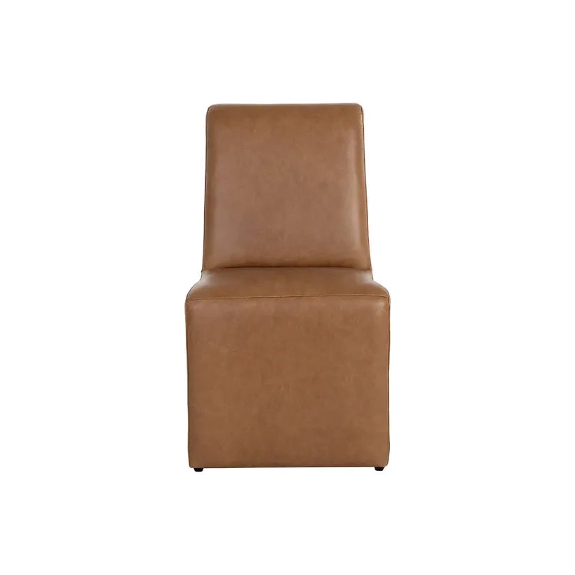 Cascata Dining Chair - Marseille Camel Leather