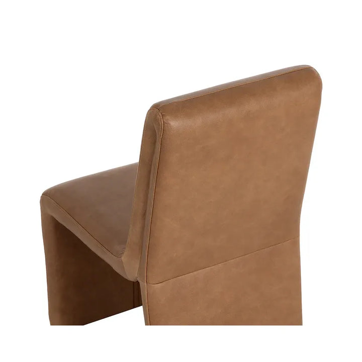 Cascata Dining Chair - Marseille Camel Leather