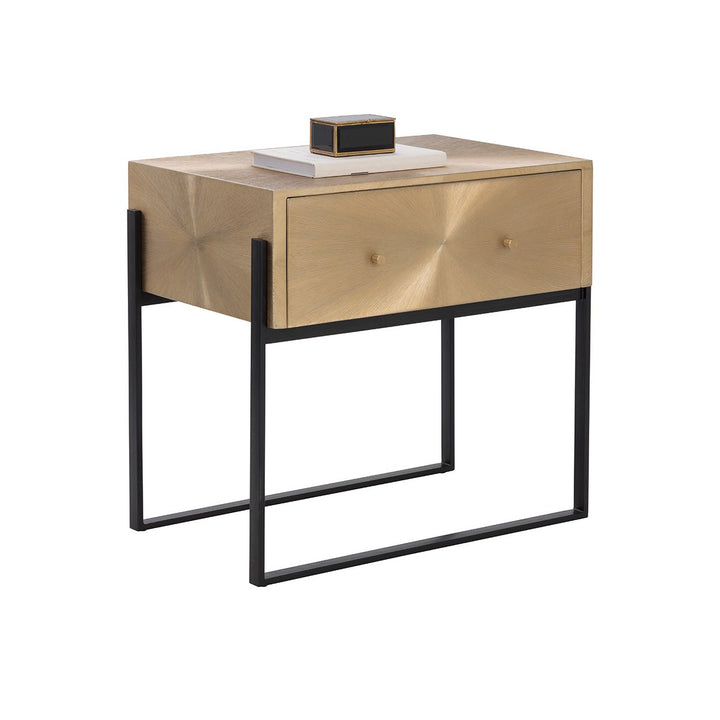 Modena Nightstand-Sunpan-SUNPAN-111053-NightstandsLarge-Antique Gold-4-France and Son