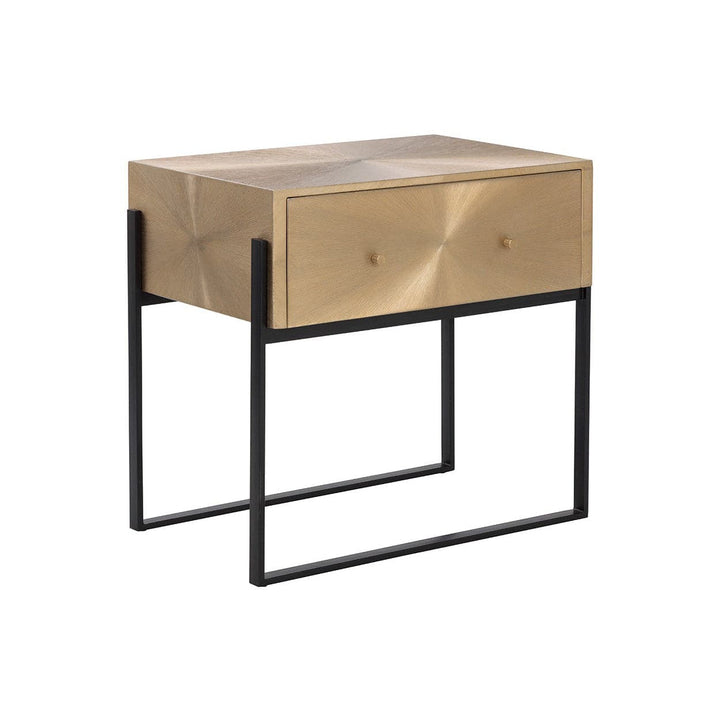 Modena Nightstand-Sunpan-SUNPAN-106021-NightstandsSmall-Gunmetal-5-France and Son