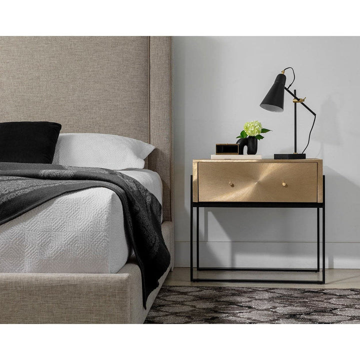 Modena Nightstand-Sunpan-SUNPAN-106021-NightstandsSmall-Gunmetal-6-France and Son