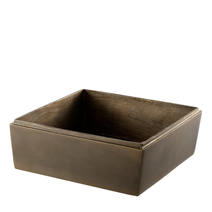 Ashtray Deluxe Dark Antique Brass Finish - image 2