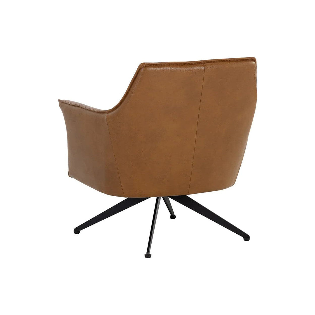 Crosby Swivel Lounge Chair-Sunpan-SUNPAN-111085-Lounge ChairsAlpine Black-11-France and Son