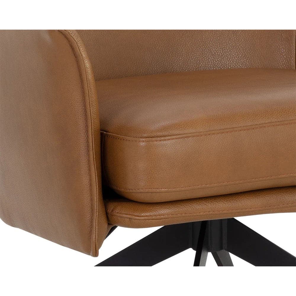 Crosby Swivel Lounge Chair-Sunpan-SUNPAN-111085-Lounge ChairsAlpine Black-12-France and Son