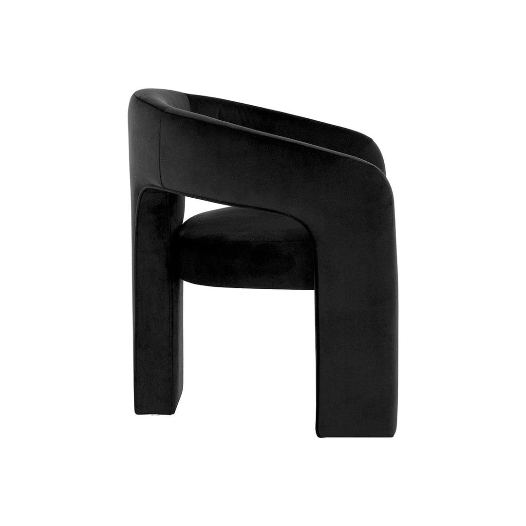 Isidore Dining Chair-Sunpan-SUNPAN-111096-Dining ChairsAbbington Black-4-France and Son