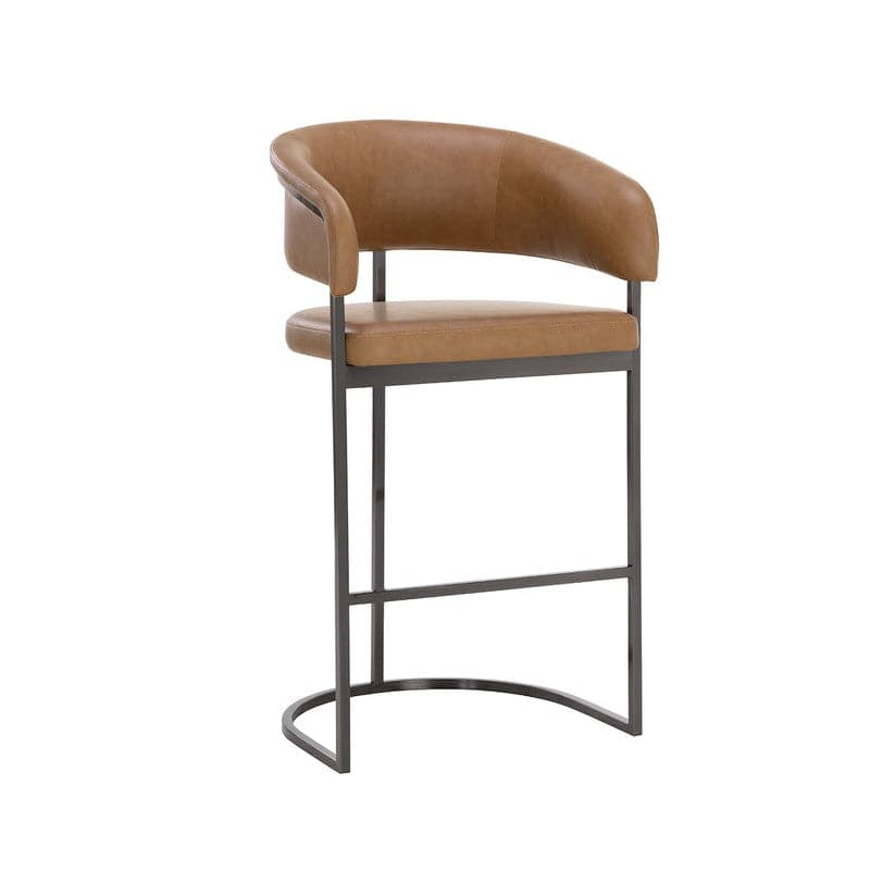 Marris Barstool - Gunmetal-Sunpan-SUNPAN-111155-Bar Stools-1-France and Son