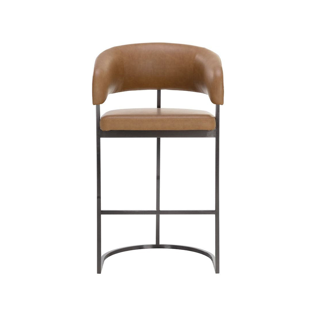 Marris Barstool - Gunmetal-Sunpan-SUNPAN-111155-Bar Stools-3-France and Son