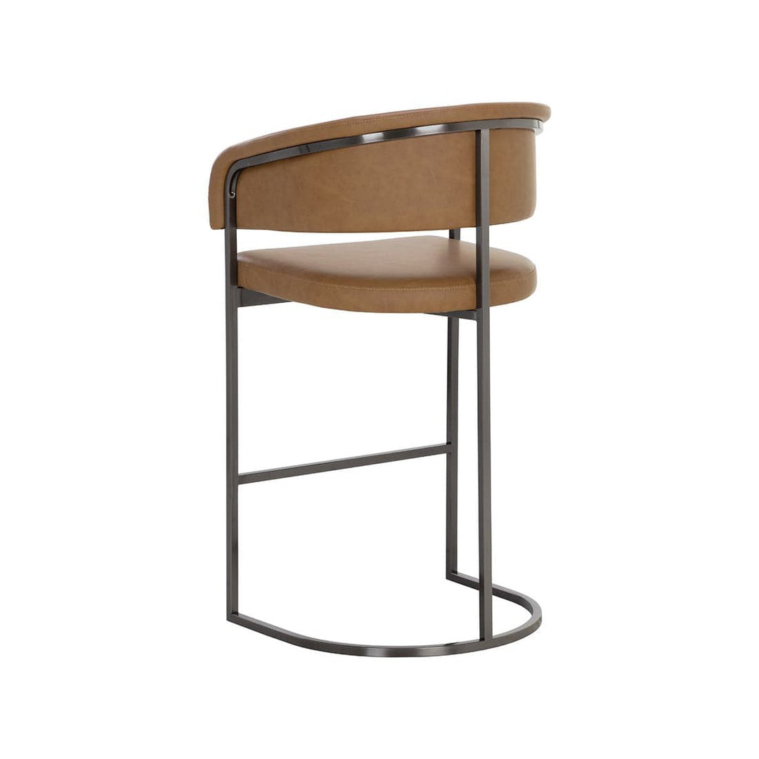 Marris Barstool - Gunmetal-Sunpan-SUNPAN-111155-Bar Stools-5-France and Son