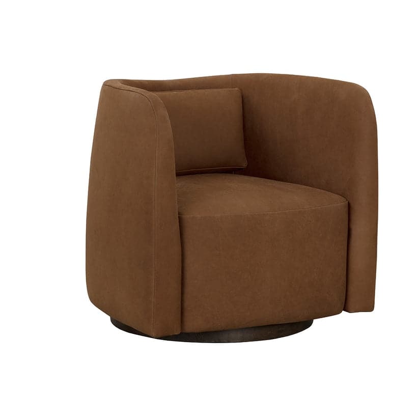 Emilie Swivel Lounge Chair-Sunpan-SUNPAN-111250-Lounge Chairs-1-France and Son