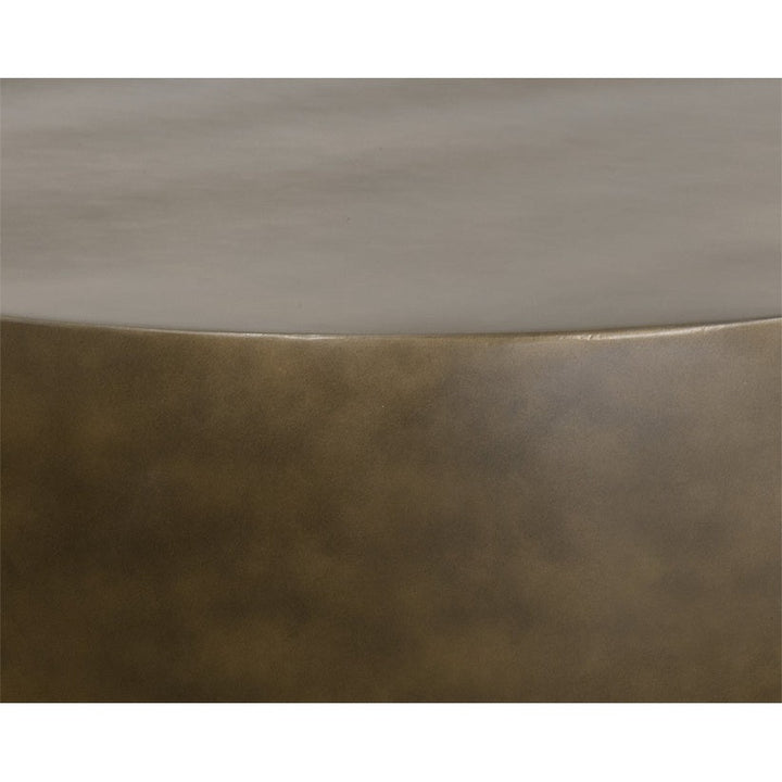 Tarsus Coffee Table Antique Bronze / Pewter Look-Sunpan-SUNPAN-111259-Coffee TablesAntique Bronze-5-France and Son