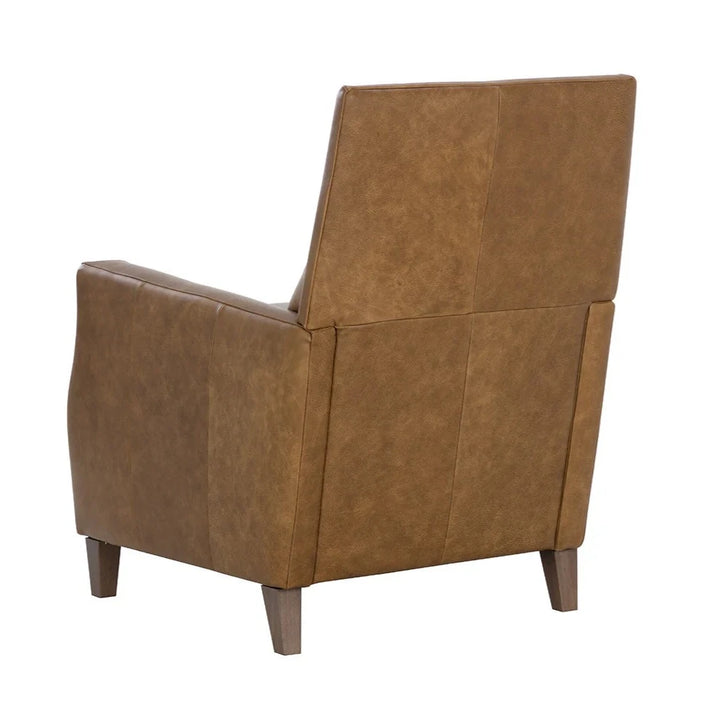 Florenzi Lounge Chair - Latte Leather