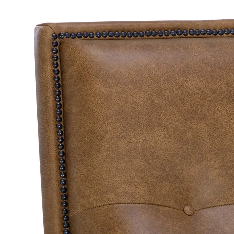 Florenzi Lounge Chair - Latte Leather