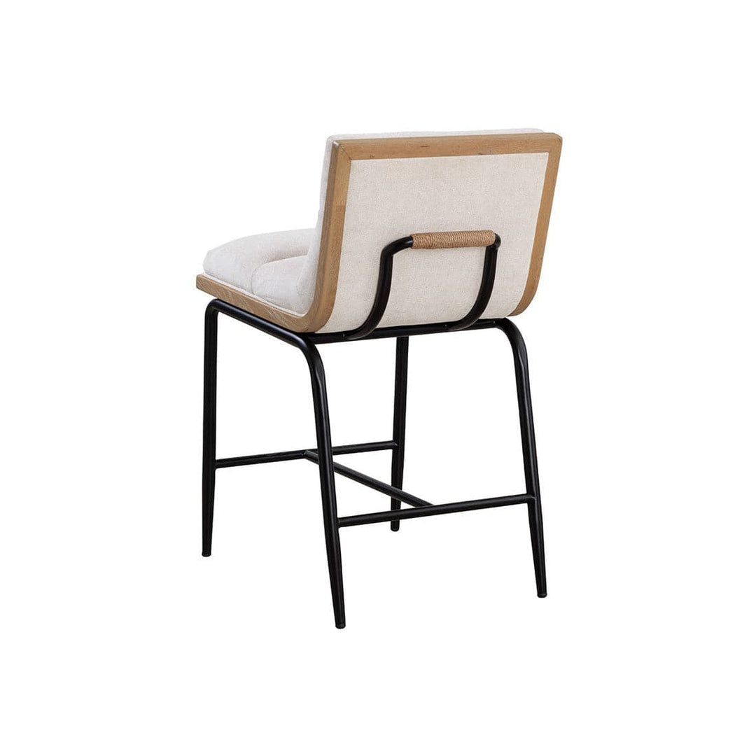 Abilene Counter Stool - Polo Club Muslin-Sunpan-SUNPAN-111273-Bar Stools-4-France and Son