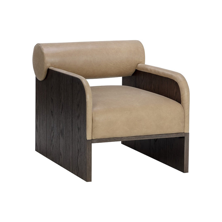 Coburn Lounge Chair-Sunpan-SUNPAN-111323-Lounge ChairsSahara Sand Leather-7-France and Son