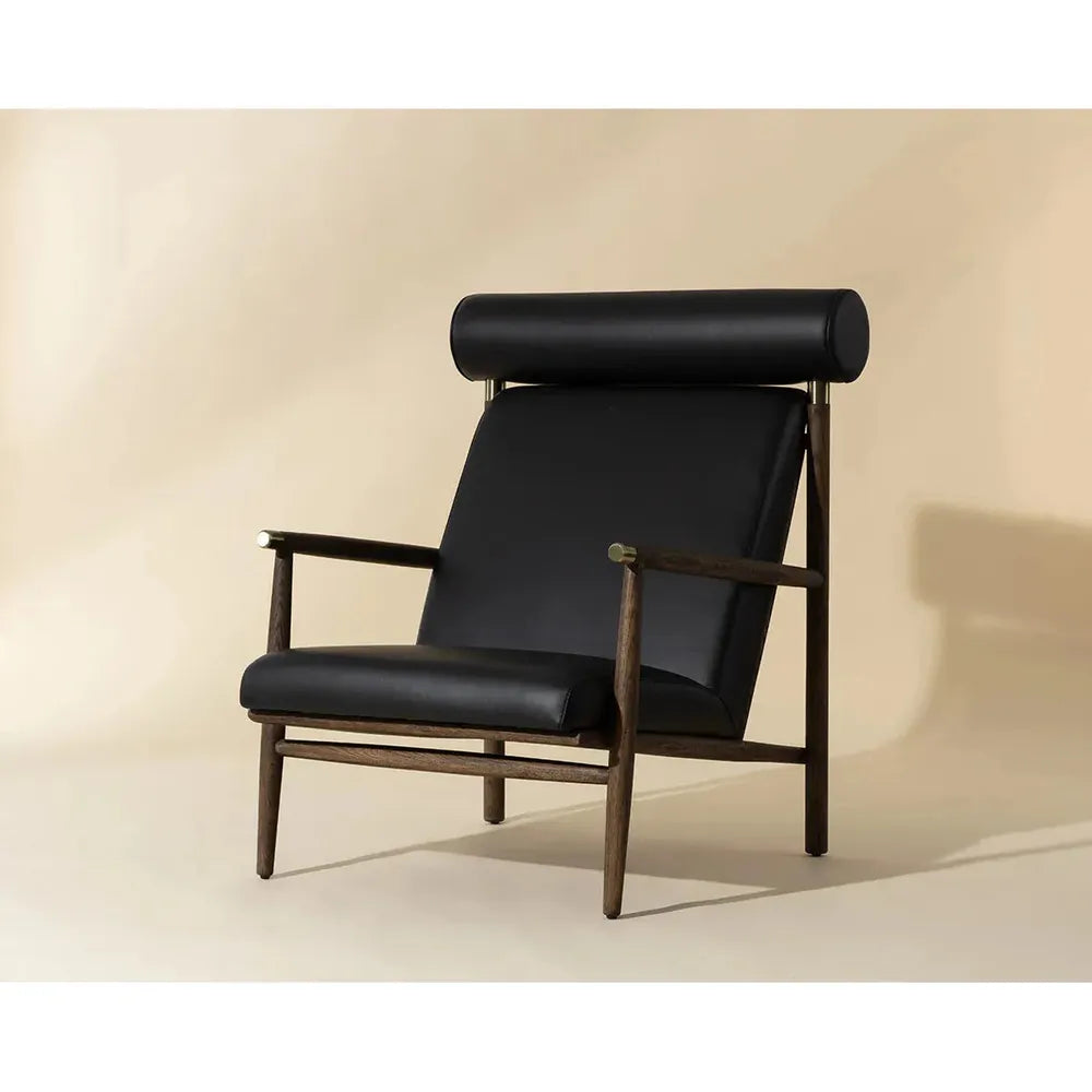 Lounge Chairs Biko Lounge Chair - Black Leather