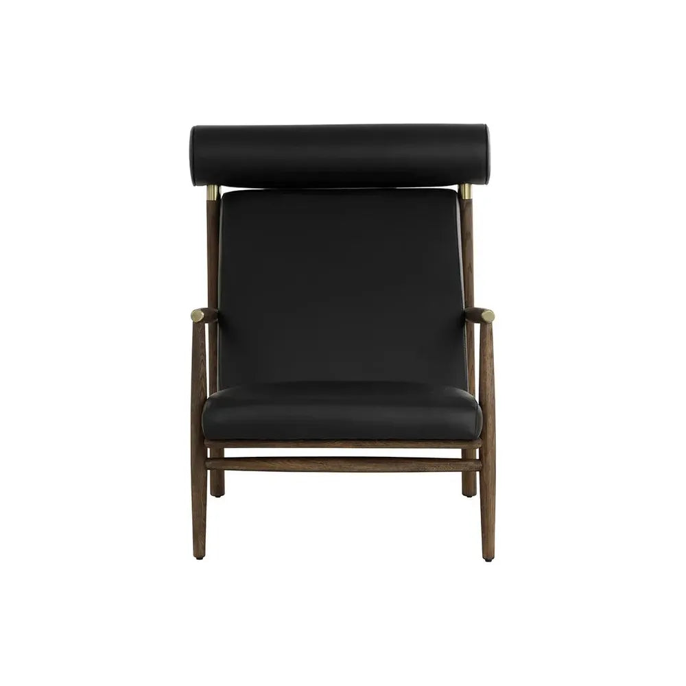 Lounge Chairs Biko Lounge Chair - Black Leather