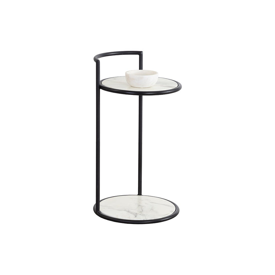 Parga End Table-Sunpan-1-Side TablesBlack-1-France and Son