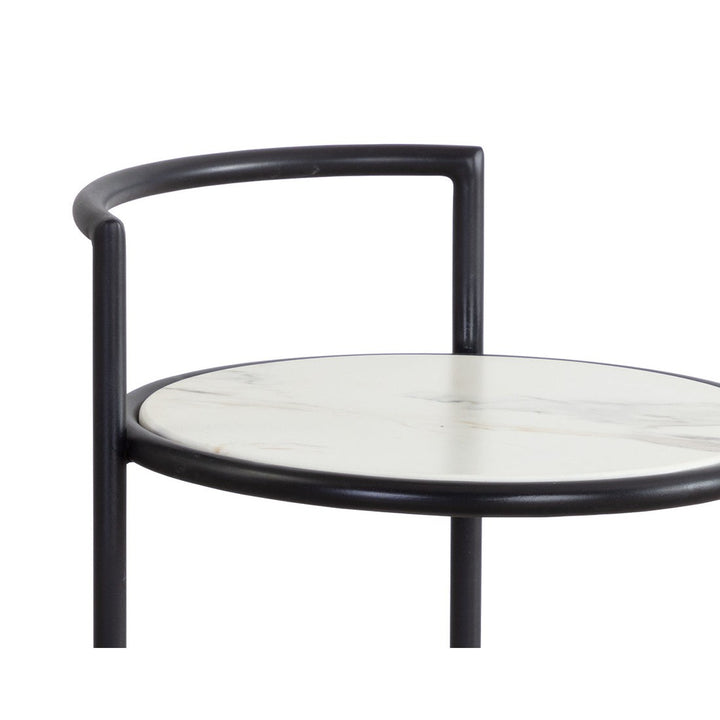 Parga End Table-Sunpan-1-Side TablesBlack-7-France and Son