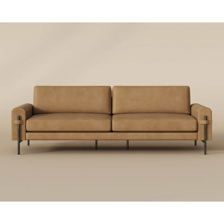 Camus Leather Sofa 100"