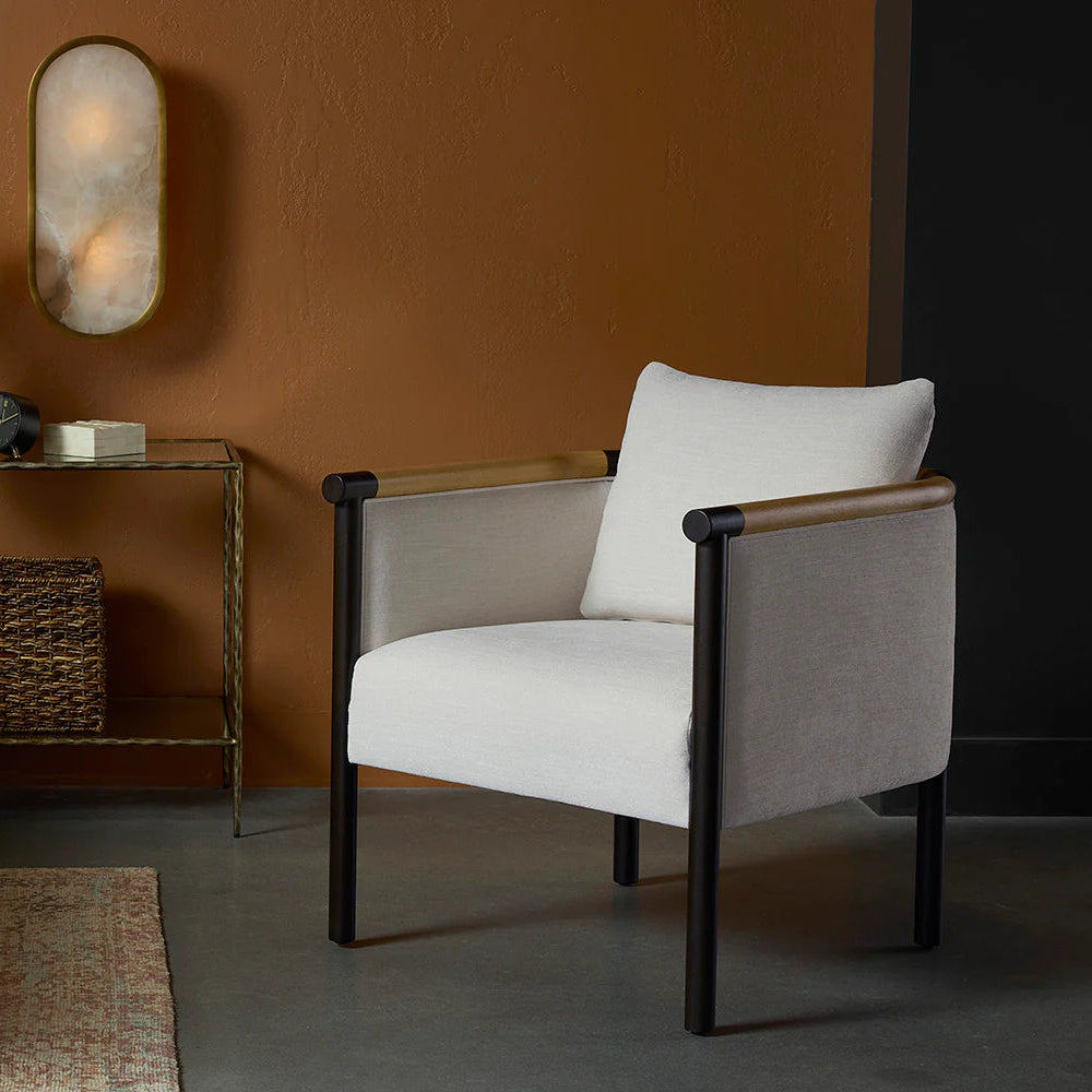 Wilder Lounge Chair - Heather Ivory Tweed