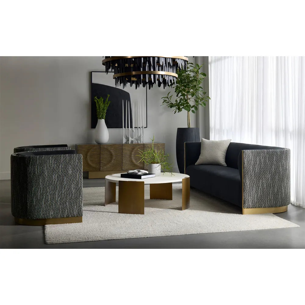 Larron Sofa - Abbington Black / Hobbes Night