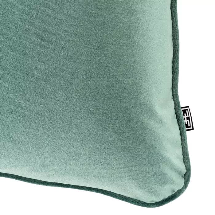 Cushion Roche-Eichholtz-EICHHOLTZ-111950-PillowsRoche Turquoise Velvet-7-France and Son