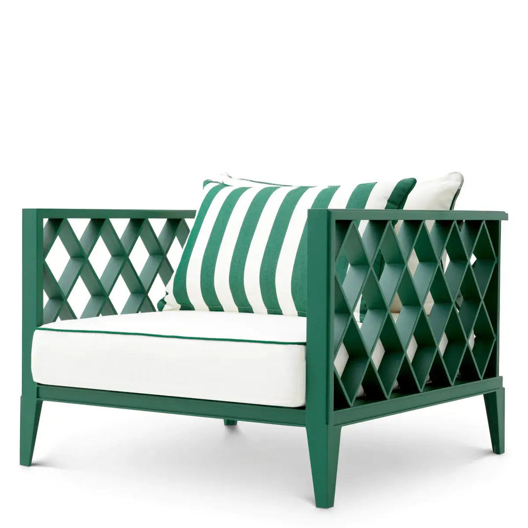Outdoor Chair Ocean Club Green Blaise Off-White Florent Green - image 1