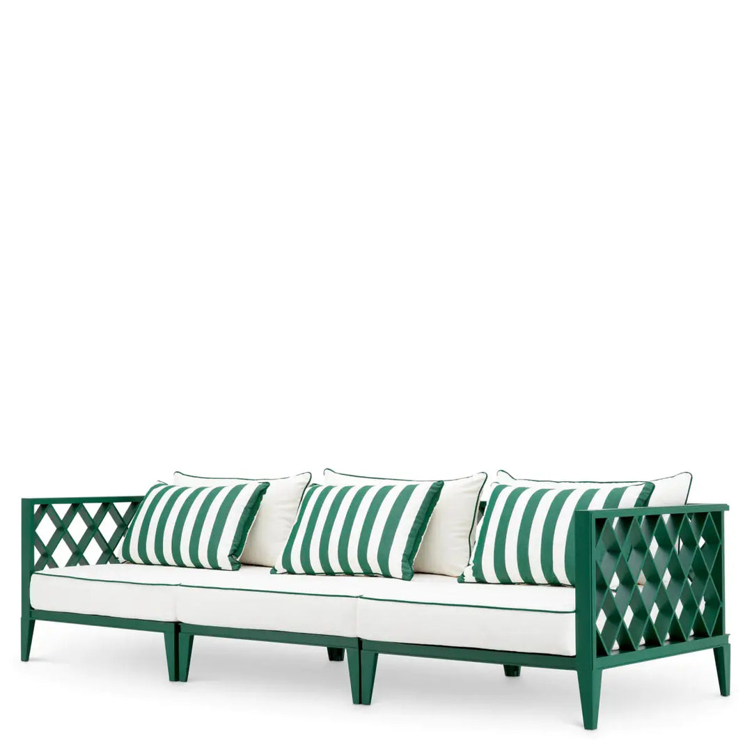 Outdoor Sofa Ocean Club L Green Blaise Off-White Florent Green - image 1