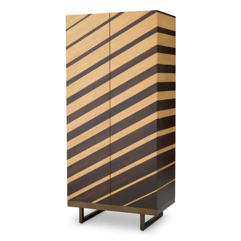 Bar Cabinet Wexford Natural Oak Veneer Eucalyptus Veneer - image 1