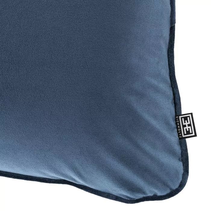 Cushion Roche-Eichholtz-EICHHOLTZ-111950-PillowsRoche Turquoise Velvet-9-France and Son