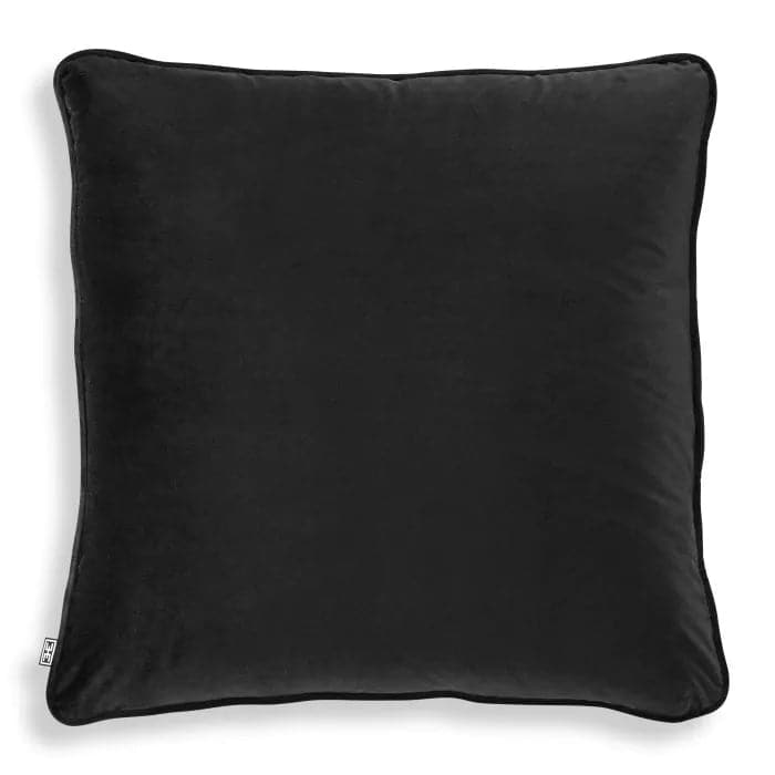 Cushion Roche-Eichholtz-EICHHOLTZ-112032-PillowsRoche Black Velvet-6-France and Son