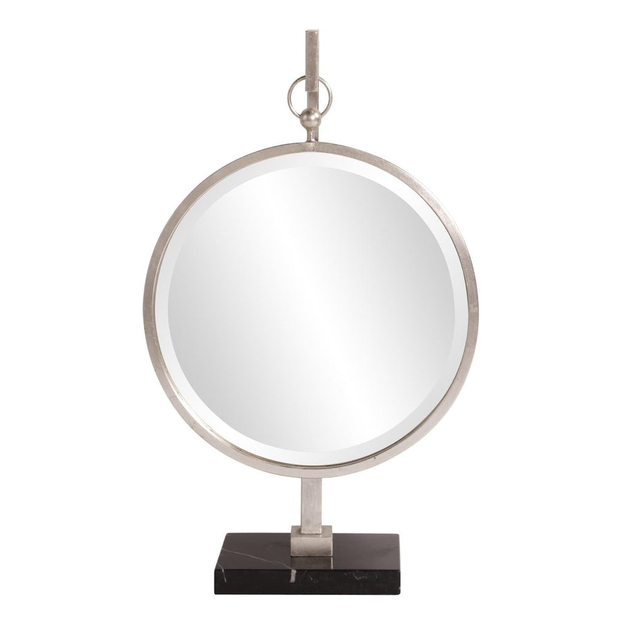 Medallion Mirror-The Howard Elliott Collection-HOWARD-11212-MirrorsSilver-1-France and Son