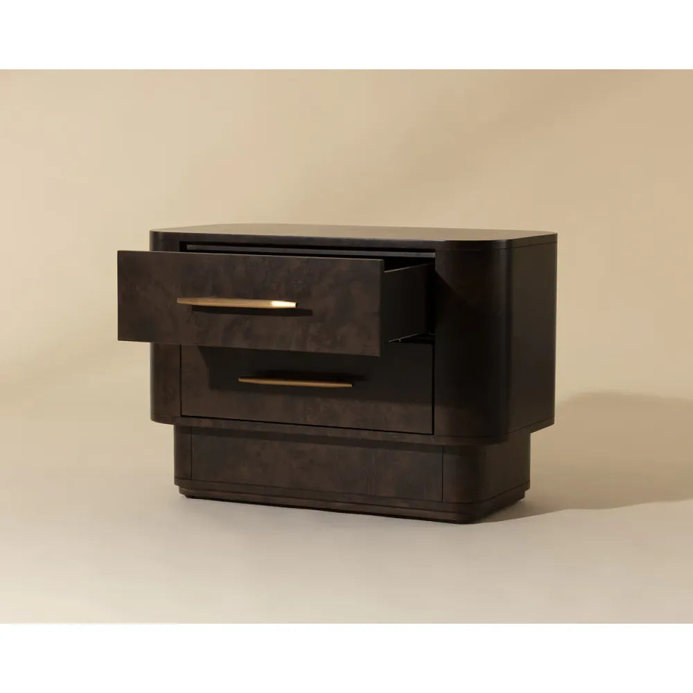 Ezekiel Burl Nightstand
