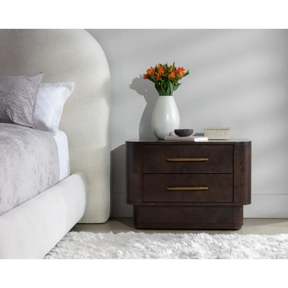 Ezekiel Burl Nightstand