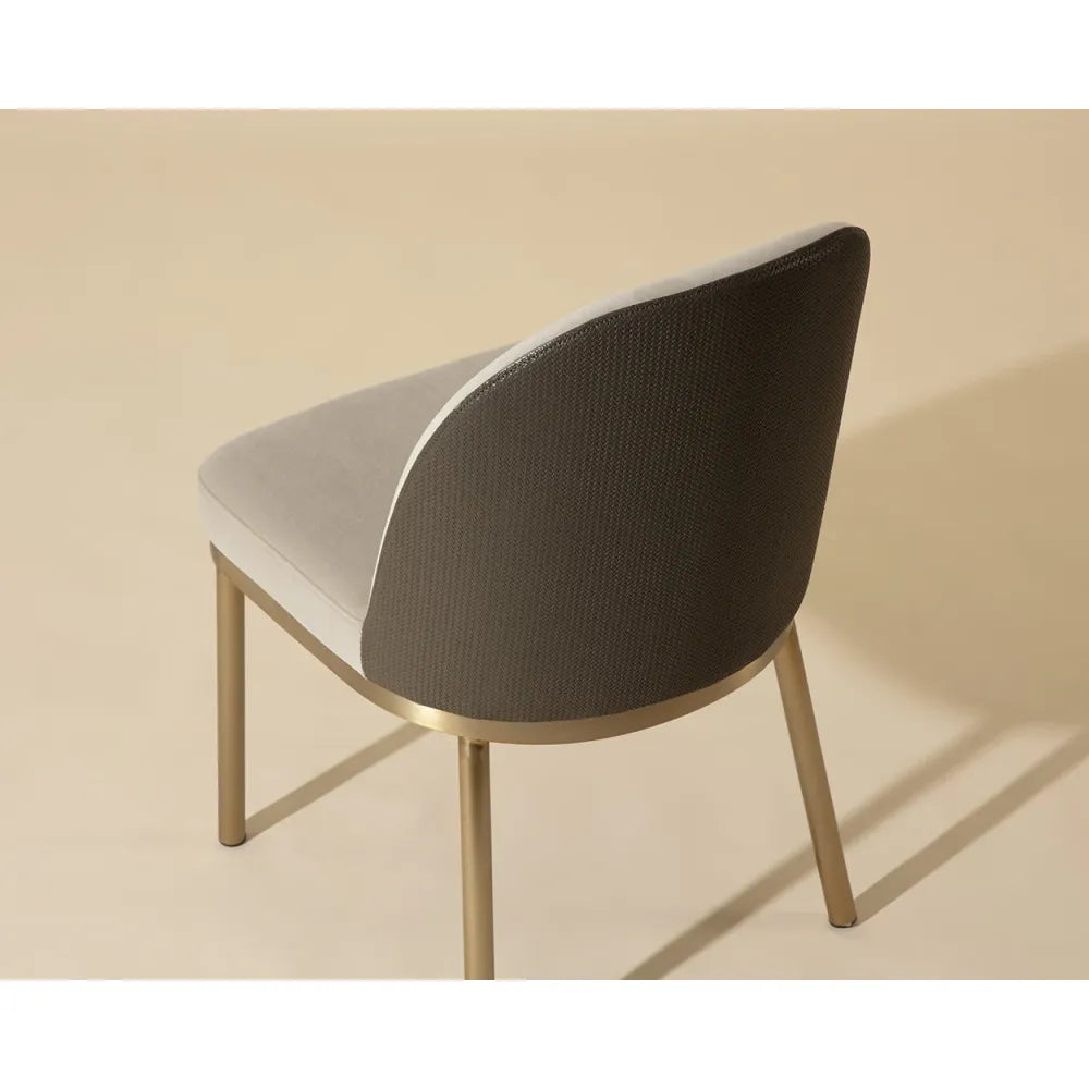 Lavania Dining Chair - Meg Taupe / Porcini Taupe