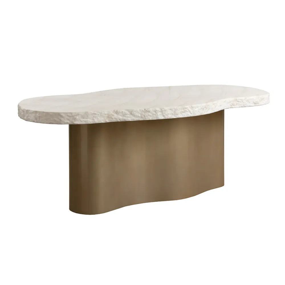 Idris Freeform Oval Dining Table - 86"