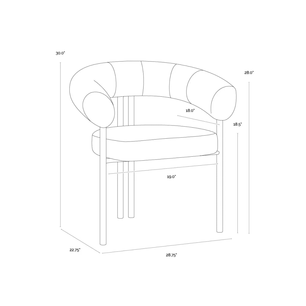 Oniva Dining Armchair - Black
