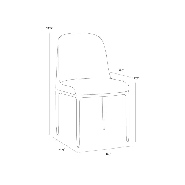 Nestor Dining Chair - Zenith Alabaster