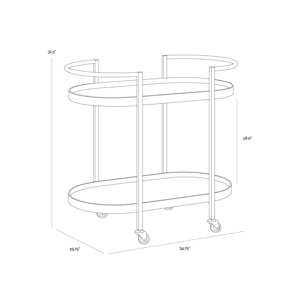 Bartlett Bar Cart