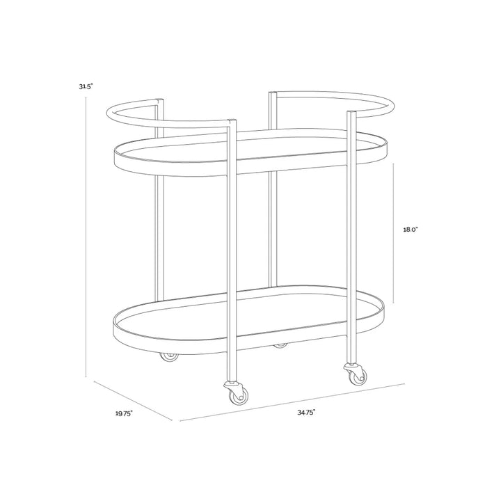 Bartlett Bar Cart